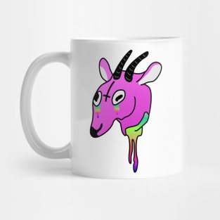 Funny cute adorable pink goat Mug